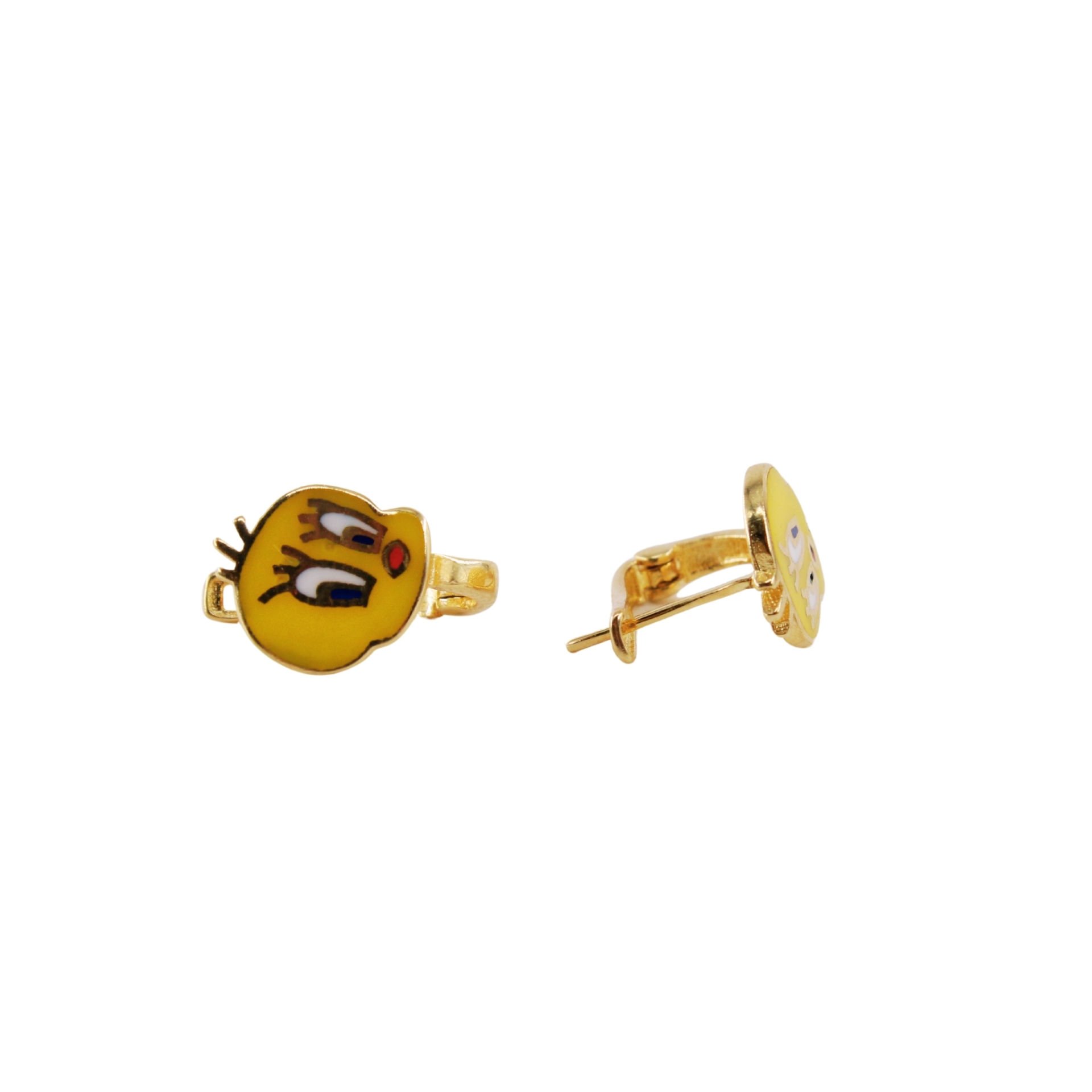 Tweety figürlü  14 Ayarlı Altın Küpe