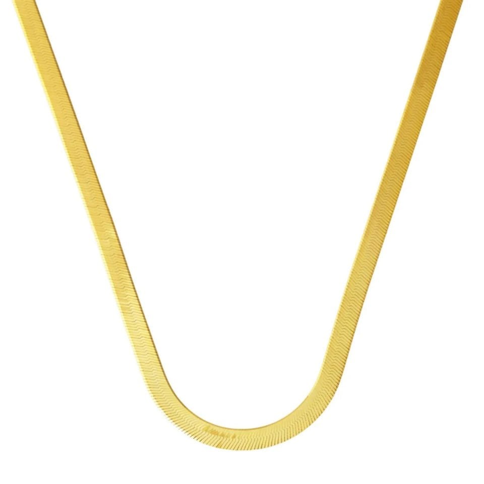 Ezme Zincir Altın Kolye 4mm 7.00 Gr.